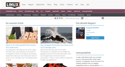 Desktop Screenshot of linux-magazin.de