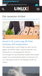 Mobile Screenshot of linux-magazin.de