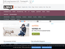Tablet Screenshot of linux-magazin.de